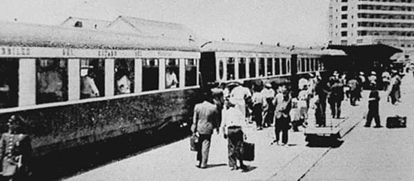 El tren llegaba al corazón de la península, por lo que hoy es la actual Boulevar Artigas
