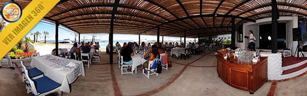Imagen 360º del Restaurant en el club de los Balleneros