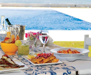 Exquisito restaurant en el Club de los Balleneros