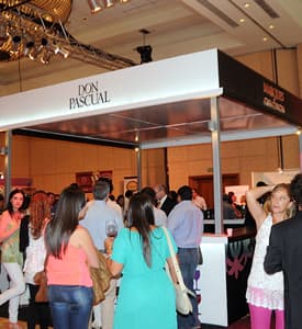 El stand de vinos Don Pascual, de Familia Deicas