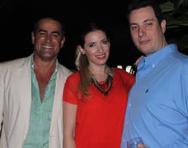 Luis González Arce, Roxana Gómez y Gastón Tomasello