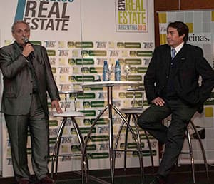 Marco Galbiati, de International Real Estate Advisor y Moses Bensusan, desarrolldor de Costa Hollywood