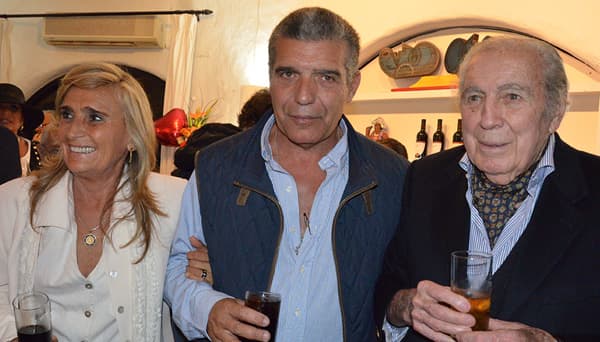 Beba Páez, Carlitos Páez y Carlos Páez Vilaró