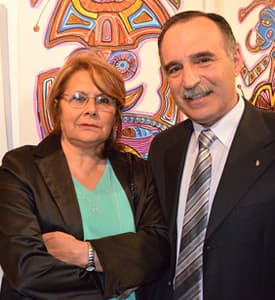 Juan Daniel Balbis y señora