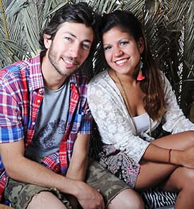 Giselle y Agustín, dueños de Fish and Chips