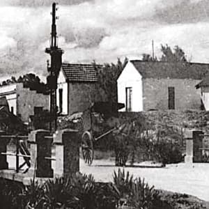 Parada 24 de la Mansa. Hoy parque de la Aguada. Fué desde la época de la colonia el lugar dónde se surtían de agua dulce.