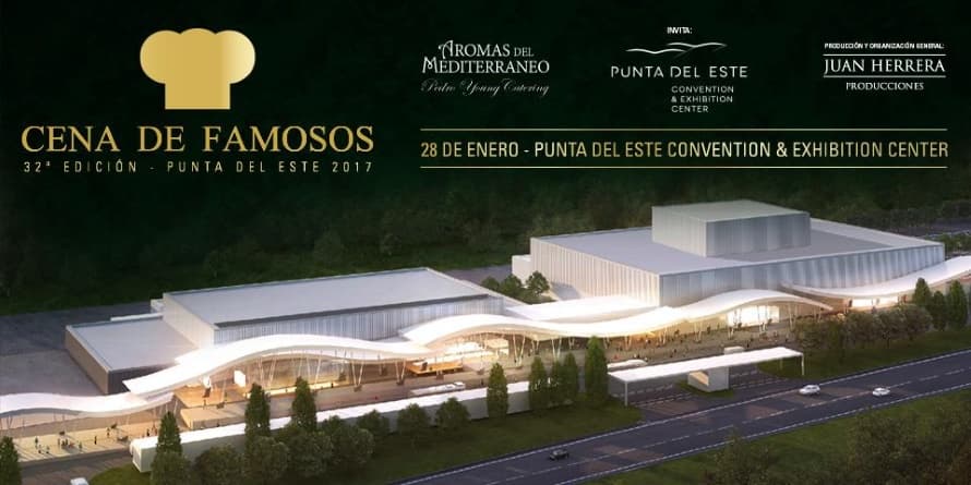 Llega la 32° edición de la «Cena de Famosos» en Punta del Este Convention & Exhibition Center