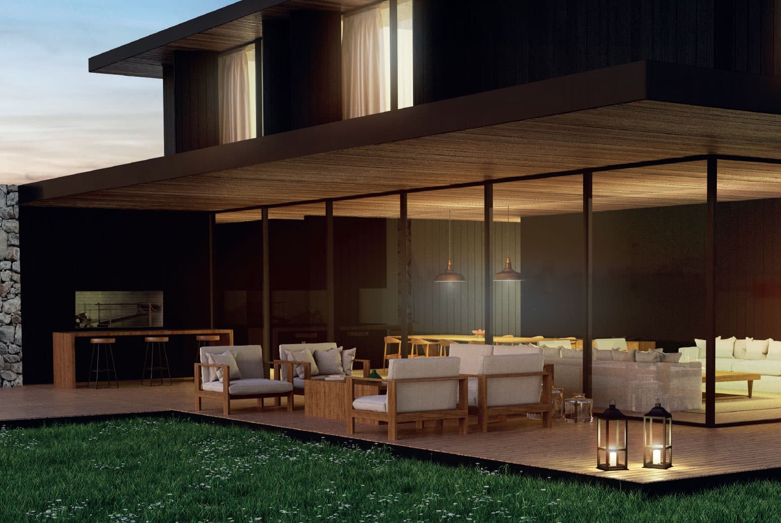 Arquitectura contemporánea frente al mar