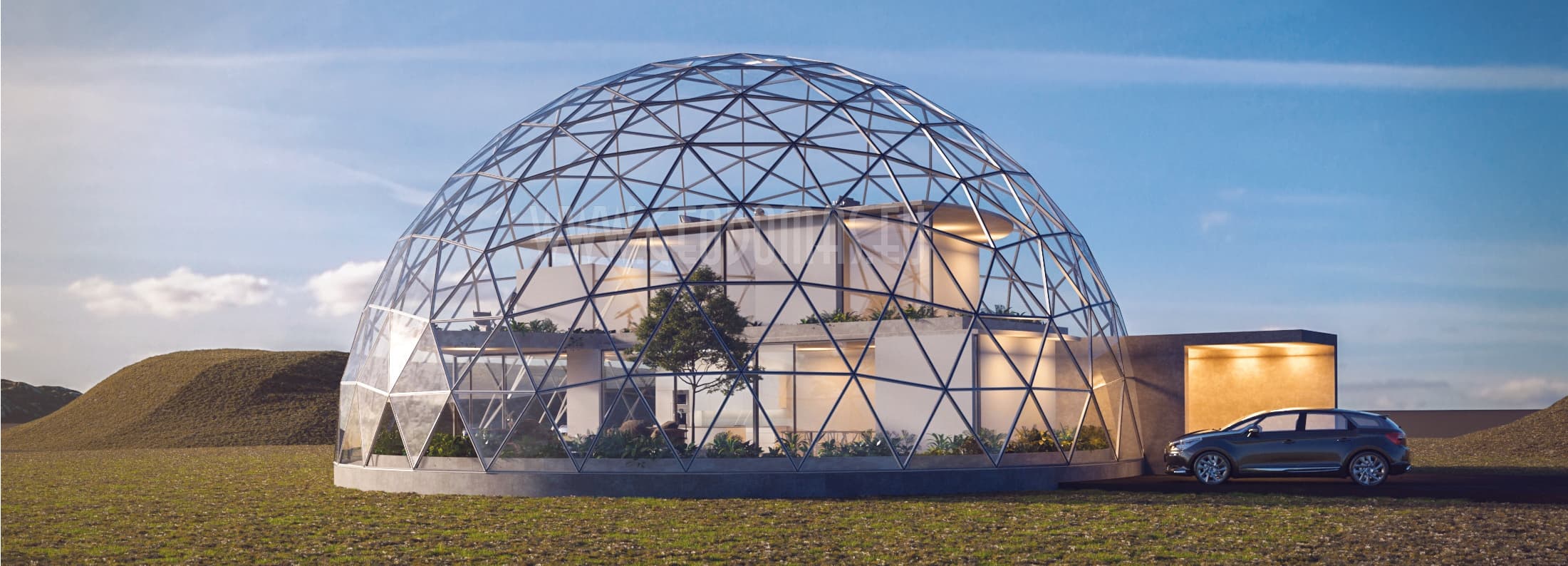 Eco-Barrio de Domos Geodésicos Sustentables