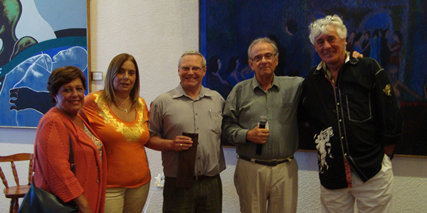 María Luisa Cordone, Serrana Prunell, Didier Calvar, Juan Antonio Varese y  el profesor Paolo I Bergomi