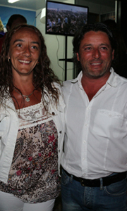 Luis Giambroni y señora