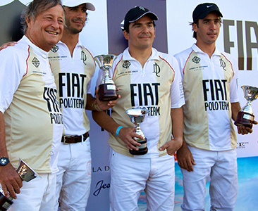 Equipo Fiat Polo Team: Cristiano Rattazzi, Alejandro Novillo Astrada, Juan de Dios Cincunegui y Jejo Taranco