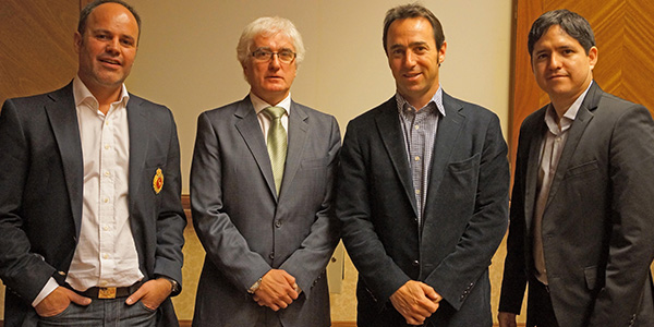 Germán Gomez Picasso (RI), José Rozados (RI), Marcos Galperin (ML) y Román Avila (RI)