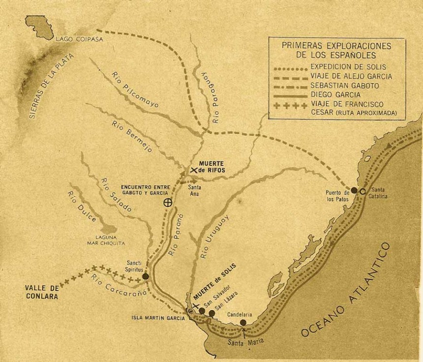 Tras tocar costa americana a la altura del Cabo de San Roque, Brasil, Diaz de Solís navegó hacia el sur explorando las tierras desconocidas de Punta del Este.