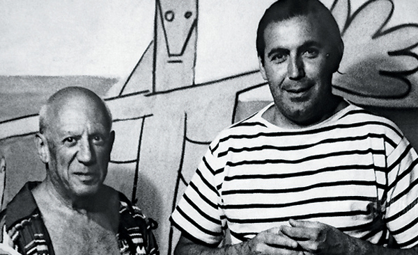 Pablo Picasso y Carlos Páez Vilaró.